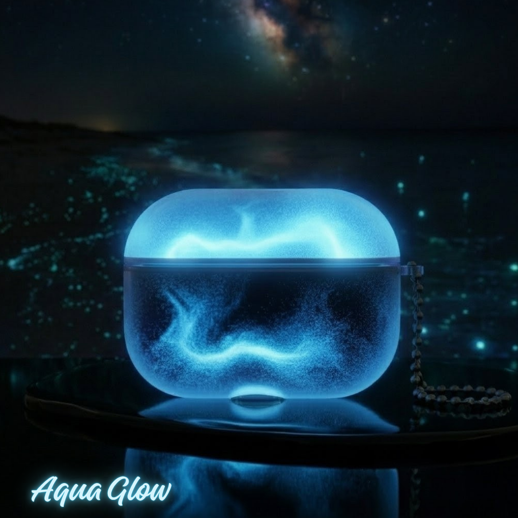 Gloxy Aurora™ — Coque AirPods Sable Lumineux